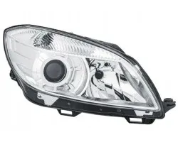 Faro delantero Hella 1EL 010 417-381 derecho con motor de ajuste
