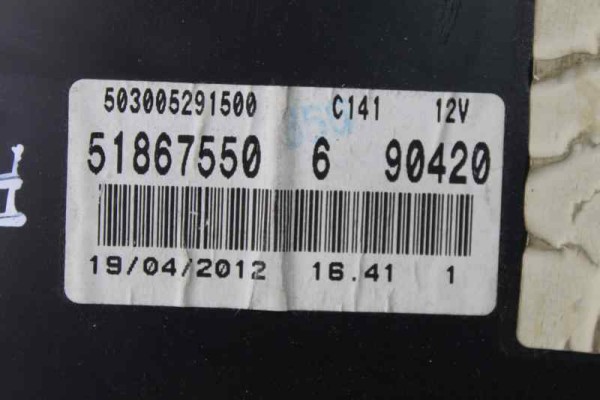51867550 CUADRO INSTRUMENTOS FIAT III PUNTO (199) Easy 2012 51867550 184012 FIAT - 1
