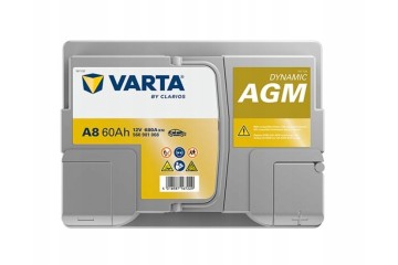 CAR BATTERY VARTA SILVER AGM D52 START STOP 60AH 680A A8 Model START amp STOP AGM