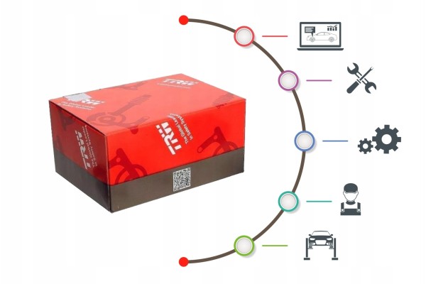 Trw JRP982 Caja de dirección asistida usado 6