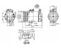 Nissens 89322 Kompresor klimatizace B Compressor ID CVC