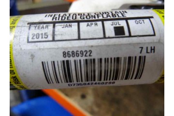 8686922 AIRBAG CORTINA DELANTERO IZQUIERDO VOLVO XC90 2.4 D Kinetic Geartronic (5 asientos) 2004 8686922 157775 VOLVO - 2