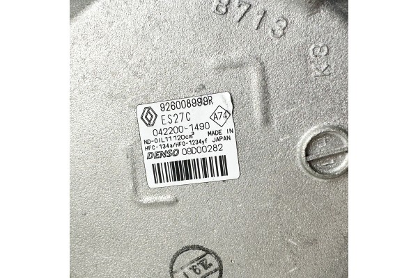 Compresor de aire acondicionado Renault Zoe 926008999R usado 6
