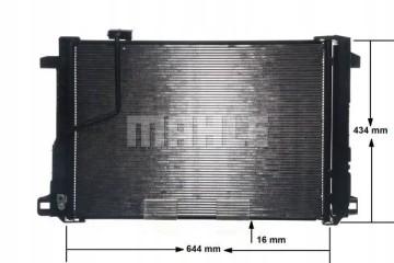 CONDENSER AIR CONDITIONING COOLER AC 786 000S MAHLE Quality of parts according to GVO Q original with factory logo OEM OES