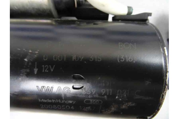 059911021C MOTOR ARRANQUE AUDI A4 AVANT (8K5) Básico Quattro 2008 059911021C 159318 AUDI - 2