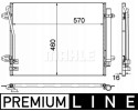 MAHLE AC 734 000P Condenser air conditioning Catalog number of the part AC 734 000P