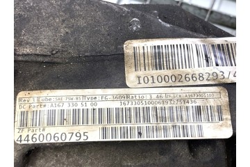 BRIDGE DYFER FRONT MERCEDES GLE A1673305100 2 0 245KM TRANSMISSION Installation side front