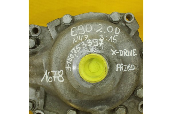 Puente diferencial delantero 7533972 2.0 D N47 BMW Serie 3 E90 E91 X-D