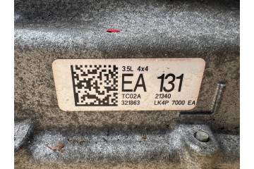 TRANSMISSION FORD TRANSIT MK8 3 5 ECOBOOST 4x4 LK4P 7000 EA Engine type gasoline