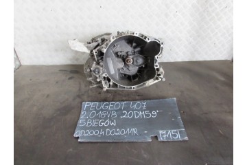 TRANSMISSION 20DM59 PEUGEOT 407 2 0B 16V 04 11r