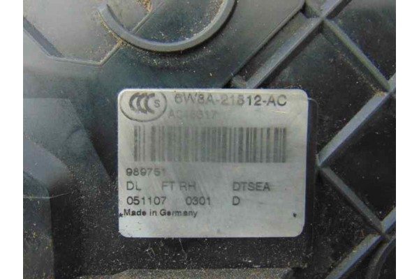 6W8A-21812-AC  CERRADURA PUERTA DELANTERA DERECHA LAND ROVER FREELANDER (LR2) TD4 HSE 2007 6W8A-21812-AC 180751 LAND ROVER - 4