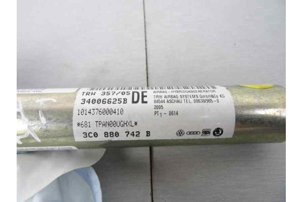3C0880742B AIRBAG CORTINA DELANTERO DERECHO VOLKSWAGEN PASSAT VARIANT (3C5)