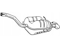 BOS233 547 Final Silencer Part manufacturer Bosal