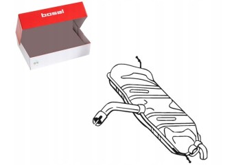 FINAL SILENCER BOS233 453 233 453 Catalog number of substitutes ERNST 156066 EuroFlo EXVW6176 EUROREPAR 1609231280 FA1 MD000017 