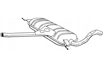 Center silencer BOSAL 282 543 Part manufacturer Bosal