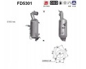 PARTICULATE FILTER FAP DPF FD5301 AS OPEL ASTRA Packaging status original