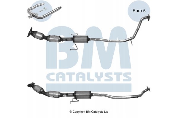 Convertidor Catalítico BM Catalysts Toyota Prius Iii nuevo 2