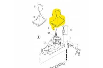 Gearshift knob Volvo Packaging status original