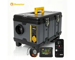 Calefactor de estacionamiento 8KW con WiFi Bluetooth, termostato, modo 5500m