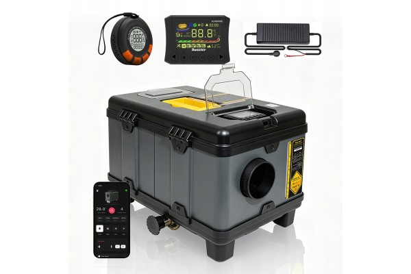 Calefactor de estacionamiento 8KW con WiFi Bluetooth, termostato, modo 5500m usado 2