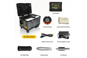 Calefactor de estacionamiento 8KW con WiFi Bluetooth, termostato, modo