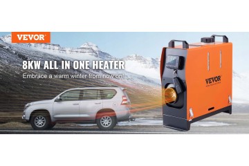 Calefactor estacionario Vevor 5 kW con control remoto y pantalla LCD