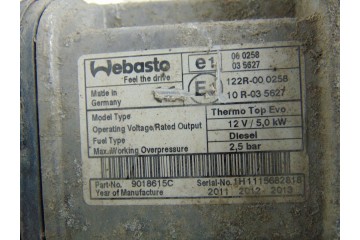 Calefactor estacionario Webasto Peugeot 508 9687946580
