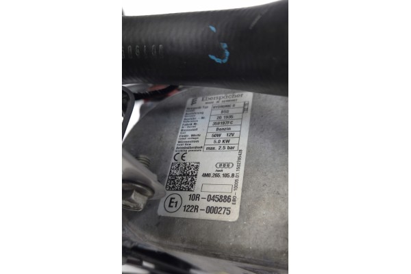 Calefactor estacionario de gasolina Webasto Audi Q7 4M 4M0265105B 4M02