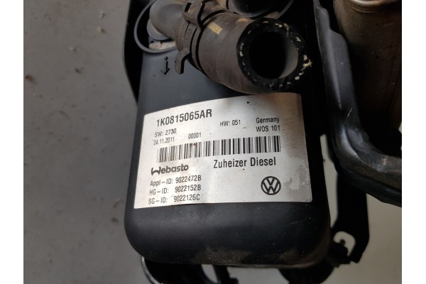Calefactor estacionamiento Webasto VW Touran 2 II 2010-2015 1K0815065AR usado 2