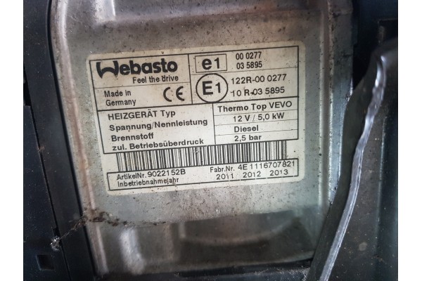 Calefactor estacionamiento Webasto VW Touran 2 II 2010-2015 1K0815065AR usado 5