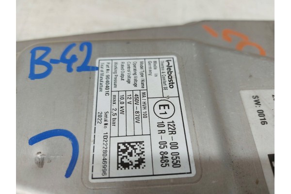 Elemento calefactor Webasto para Audi e-tron y Porsche Taycan 9J1 usado 3