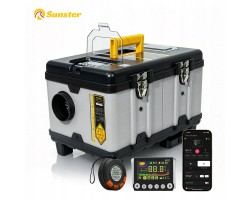 8KW Stop Heating WiFi Bluetooth Heater Chad CO Sensor