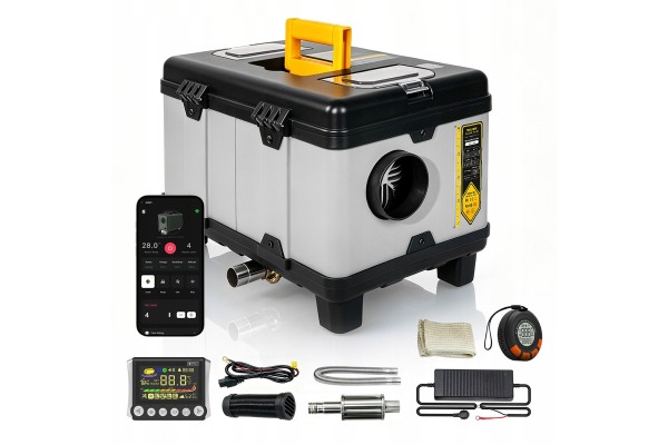 Calefactor de estacionamiento 8KW con WiFi/Bluetooth y detector de CO usado 2