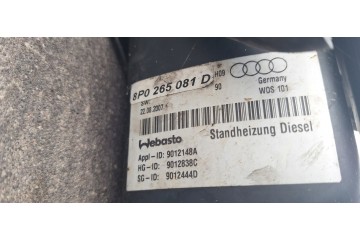 Webasto AUDI 9012838 C 912148A WORKING 8P0265081D Catalog number of the part PIEC OGRZEWANIE