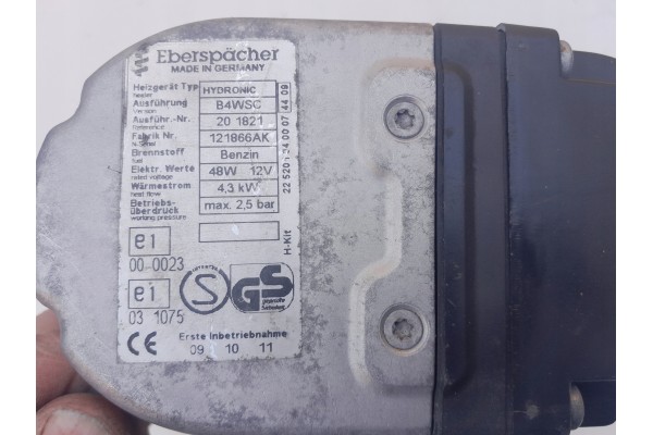 Calefactor Webasto Eberspaecher Hydronic I B4WSC Universal 201821 usado 3