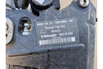 BMW g32 g30 g31 g11 g12 webasto parking heater 9361065 Catalog number of the part 9361065