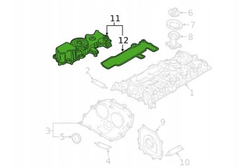 Separador de Aceite del Motor AUDI RS3 8V 07K103495F