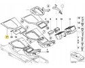 Base de consola central BMW 5 E39 51168157455