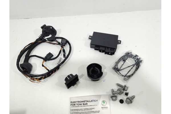 Módulo de Instalación de Enganche de Remolque VW Skoda Audi 5H0907383C nuevo 6
