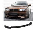 For BMW E46 M Sport Front Bumper Lip 99 03 Piano Black Vacuum ABS Plastic