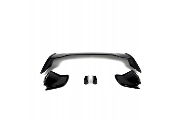 Spoiler trasero tipo ala de shuttlecock Subaru Impreza 2015-2021 estilo Wrx Sti negro brillo usado 2