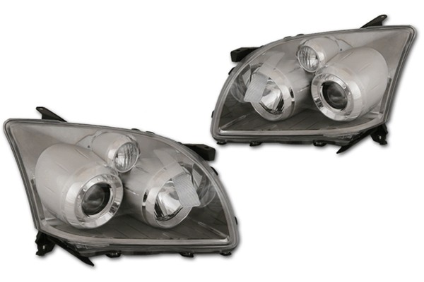 Headlights Lamps front set L R Depo H7 Toyota Avensis t25 Lift FL 2006 2008