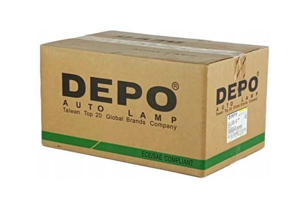 Headlights Lamps front set L R Depo H7 Toyota Avensis t25 Lift FL 2006 2008 Part manufacturer Depo
