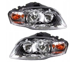 SMALL HEADLIGHTS LAMP FRONT AUDI A4 B7 L P SET