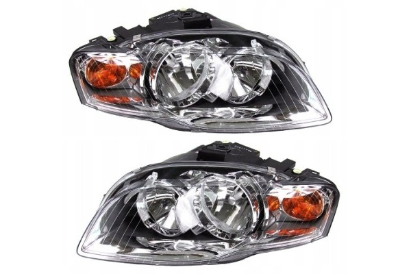 SMALL HEADLIGHTS LAMP FRONT AUDI A4 B7 L P SET