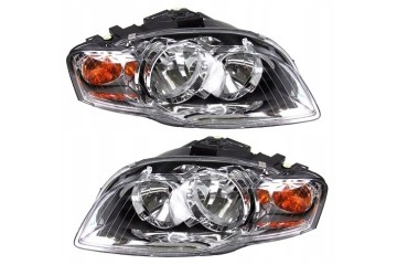 SMALL HEADLIGHTS LAMP FRONT AUDI A4 B7 L P SET