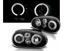 Headlight Lamp Set Lenticular Black Tuning VW Golf IV 4 1j 1998 04 Installation side left right
