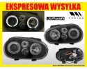 Headlight Lamp Set Lenticular Black Tuning VW Golf IV 4 1j 1998 04 Type of low beam headlights traditional halogen