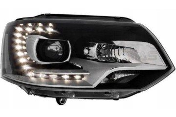 Front lamps VW T5 2010 15 Xenon Look DRL DEPO