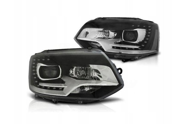 Front lamps VW T5 2010 15 Xenon Look DRL DEPO Car type 4x4 SUV cargo vans passenger cars